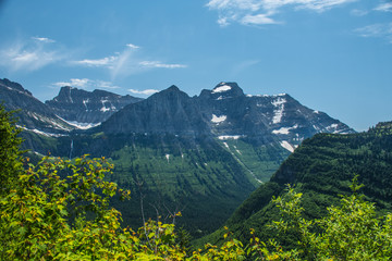 Fototapeta premium Mountain scene -- Glacier National Park