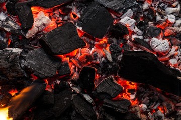 Closeup of Hot Coals
