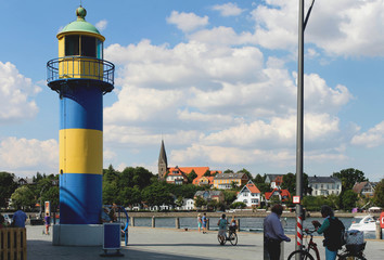 Eckernförde Leuchtturm und Hafen