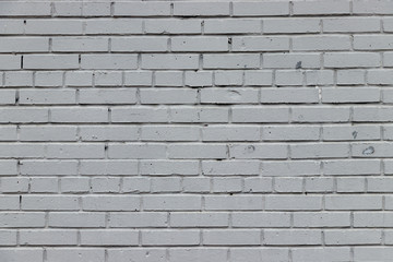 Background of brick wall painted grey