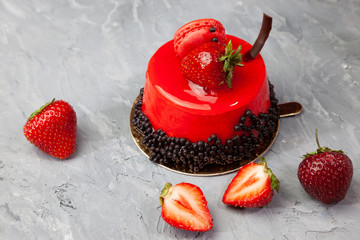 strawberry, food, fruit, dessert, cake, sweet, fresh, red, berry, strawberries, cream, healthy,...