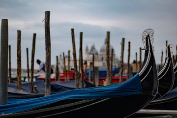 Fototapeta na wymiar Venice. Gondolas