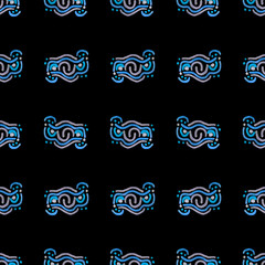 Ethnic Symbols Seamless Pattern