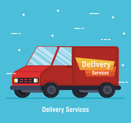 truck delivery service icon vector illustration design