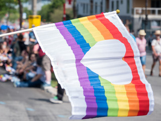 The pride parade in Montreal, Canada