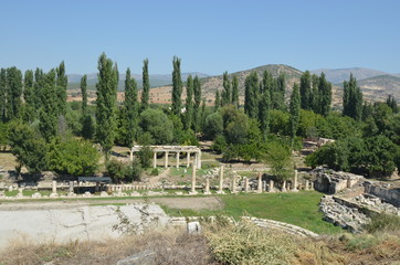 Aphrodisias ancient greek city tyrkey caria ruins marble