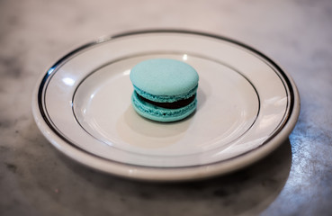 macarons on a small plate