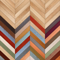 Seamless various parquet texture