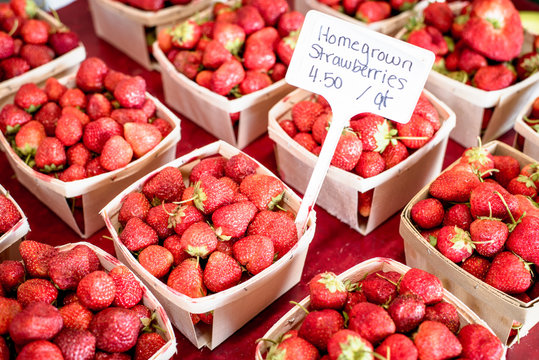 Farmers Market Strawberries