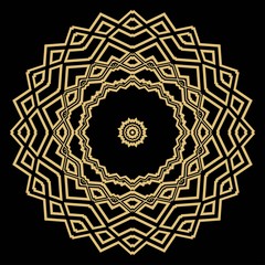 Flower mandala. Very printable decorative elements. Vector illustration for design.