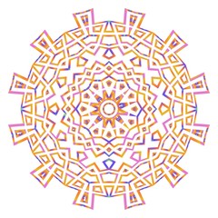 Art deco floral pattern of geometric elements. seamless pattern. Vector illustration. design for printing, presentation, textile industry.