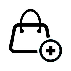 shopping bag icon online shop