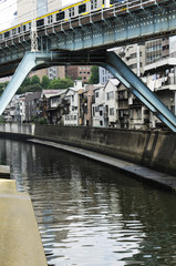 Fototapeta premium 鉄橋 総武線 神田