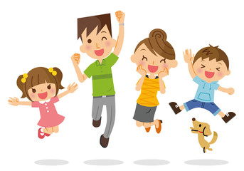 家族　ジャンプ