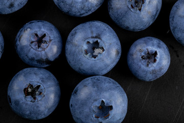 Obraz premium blueberry large ripe fresh