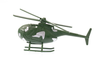 Toy plane isolated on white background