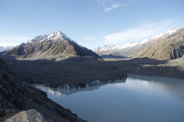 Fototapeta na wymiar Mt Cook glacier