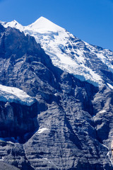 White Silberhorn and Glacier