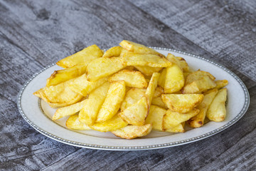 Pan fried potatoes Turkish style