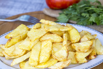 Pan fried potatoes Turkish style