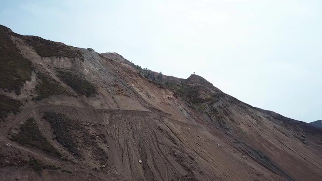 California Highway 1 landslide rebuild 1