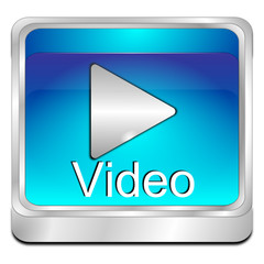 Play Video Button - 3D illustration