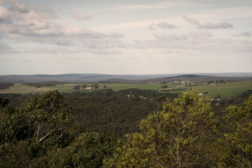 Fototapeta na wymiar Landscape views near Ballarat, Victoria.