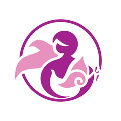 Woman with Butterfly bird sign.