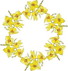 Daffodil Wreath