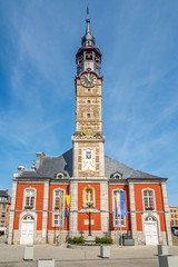 View at the City hall of Sint Truiden in Belgium