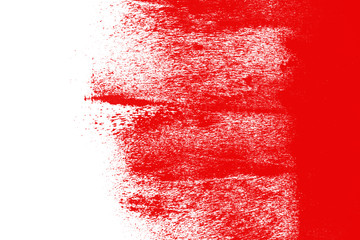 white and red grunge brush  rolled texture background - 214183090