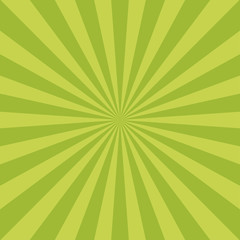 Sunlight abstract background. Green color burst background.