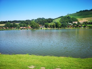 Sulmsee in der Steiermark im Sommer
