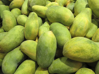 Ripe mango pile in the market ready for selling