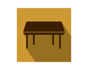 table furnishing furniture household home image vector icon