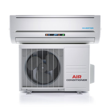 Air conditioner unit 3d render