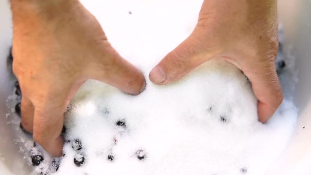 Mixed blackurant with sugar
