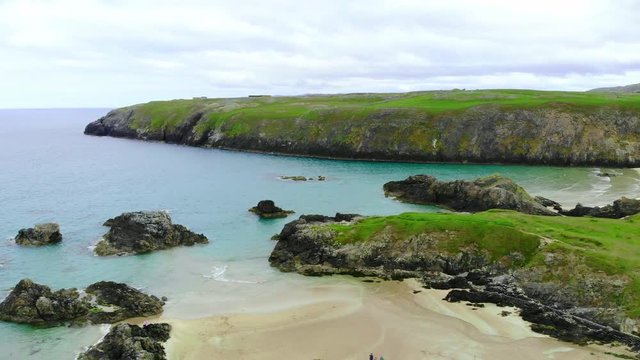 Amazing Sango Sands beach at Durness in the Scottish Highlands