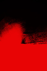 black and red hand painted brush grunge background texture