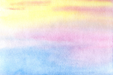 Wet painted watercolor gradient