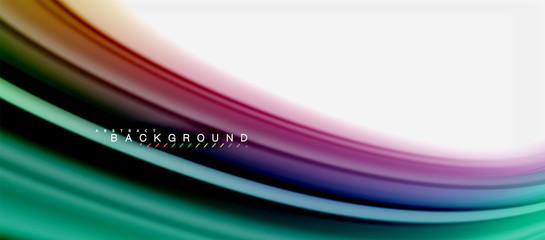 Rainbow fluid colors abstract background twisted liquid design, colorful marble or plastic wavy texture backdrop, multicolored template for business or technology presentation or web brochure cover