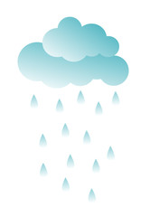 cute cloud. vector illustration. card for kids.