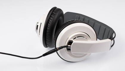 Headphones White Background