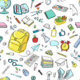 School clipart Vector doodle school icons symbols