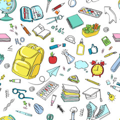 School clipart Vector doodle school icons symbols