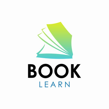 Book Learn Logo Vector Template