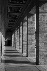 The columns and shadows of Anitkabir mausoleum