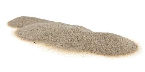 Fototapeta na wymiar sand isolated on white background