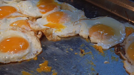 Fried eggs.
