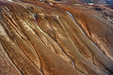 Harsh landscapes of Icelandic nature